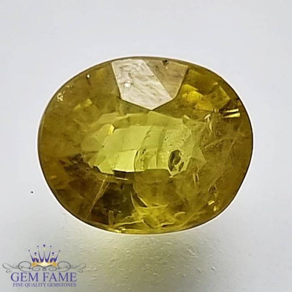Yellow Sapphire 2.62ct Natural Gemstone Thailand