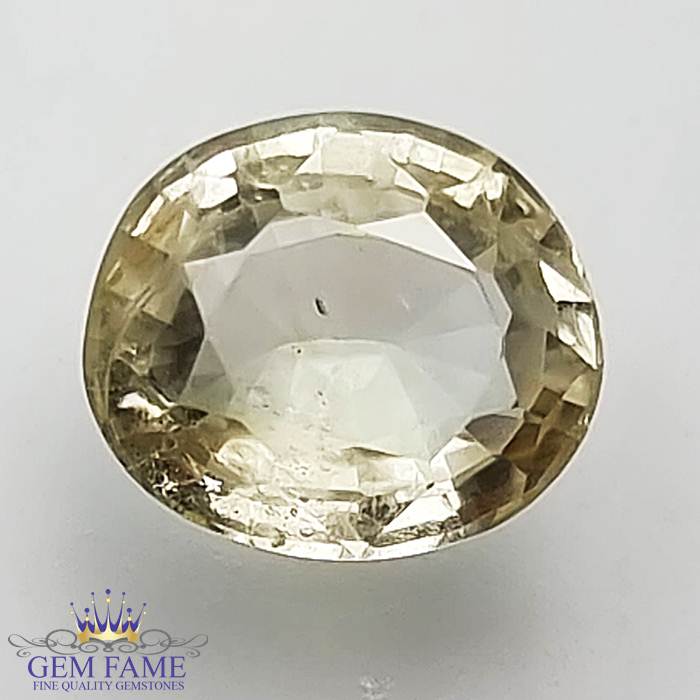 Yellow Sapphire 2.29ct (Pukhraj) Stone Ceylon