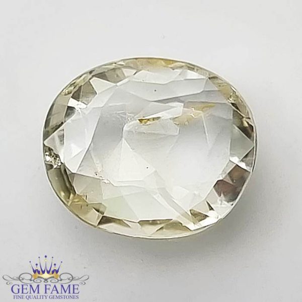 Yellow Sapphire 3.09ct (Pukhraj) Stone Ceylon