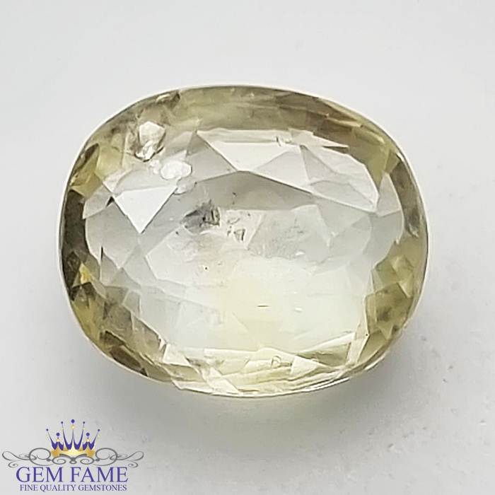 Yellow Sapphire 4.07ct (Pukhraj) Stone Ceylon