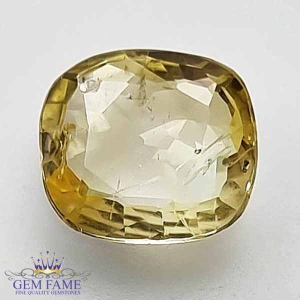 Yellow Sapphire 1.88ct (Pukhraj) Stone Ceylon