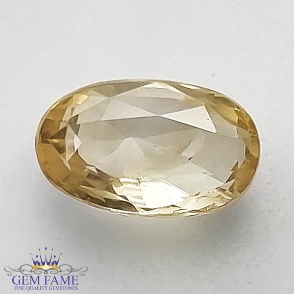 Yellow Sapphire 2.06ct (Pukhraj) Stone Ceylon