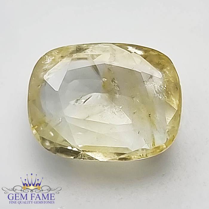 Yellow Sapphire 3.47ct (Pukhraj) Stone Ceylon