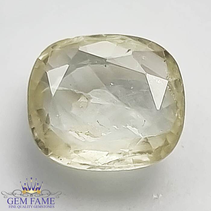 Yellow Sapphire 3.32ct (Pukhraj) Stone Ceylon