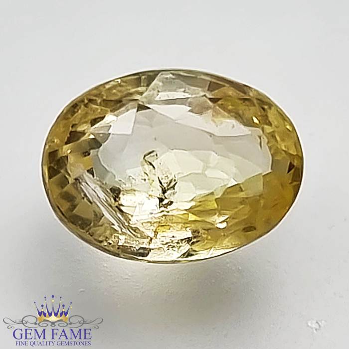Yellow Sapphire 1.71ct (Pukhraj) Stone Ceylon