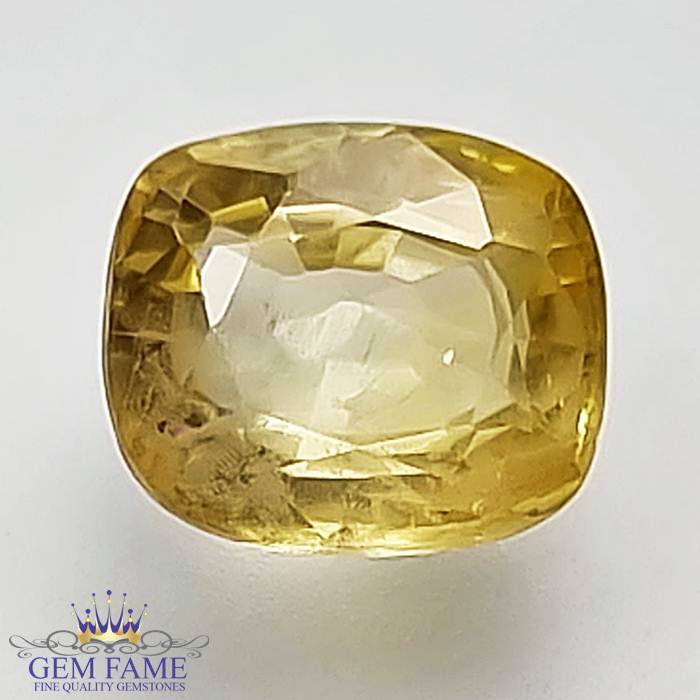 Yellow Sapphire 1.62ct (Pukhraj) Stone Ceylon