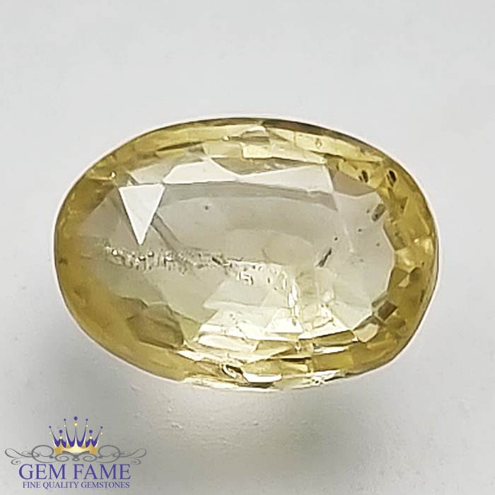 Yellow Sapphire 2.02ct (Pukhraj) Stone Ceylon