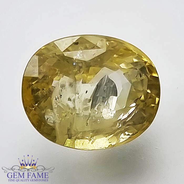 Yellow Sapphire 3.74ct (Pukhraj) Stone Ceylon