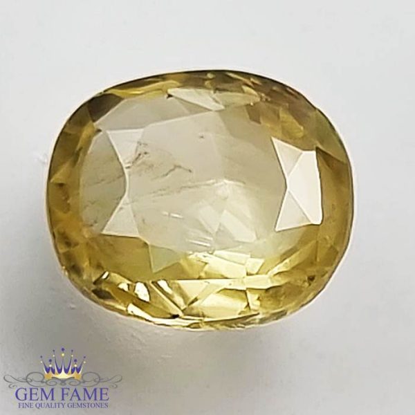 Yellow Sapphire 1.68ct (Pukhraj) Stone Ceylon