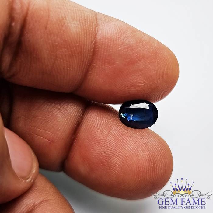 Blue Sapphire 2.16ct Neelam Gemstone Ceylon