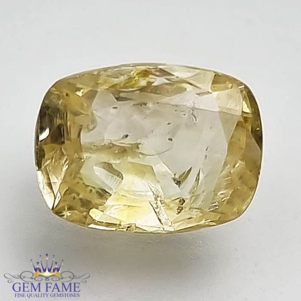 Yellow Sapphire 3.04ct (Pukhraj) Stone Ceylon