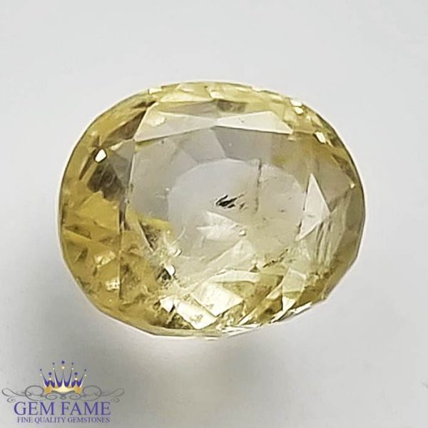 Yellow Sapphire 2.61ct (Pukhraj) Stone Ceylon