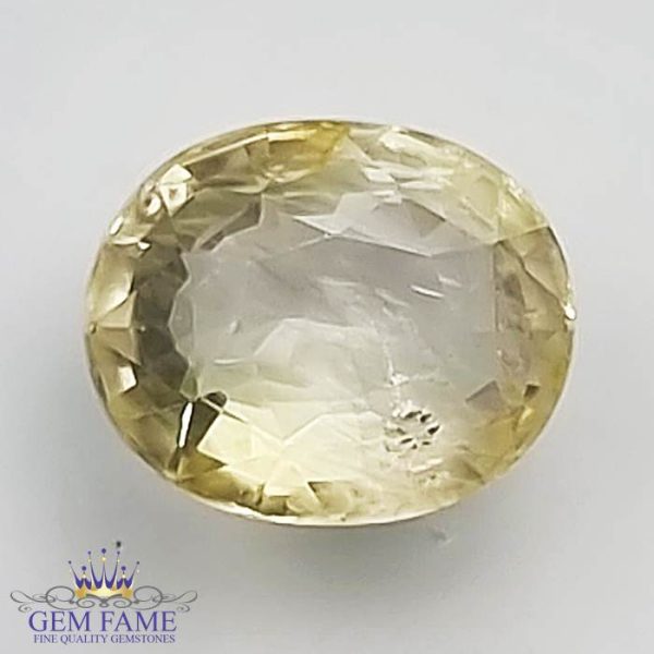 Yellow Sapphire 2.13ct (Pukhraj) Stone Ceylon