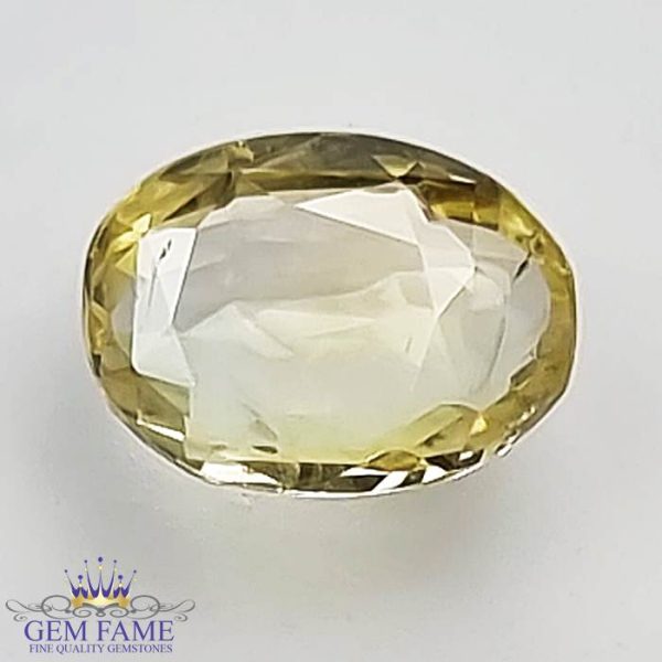 Yellow Sapphire 1.20ct (Pukhraj) Stone Ceylon