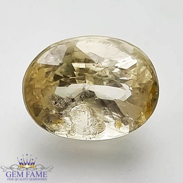 Yellow Sapphire 3.13ct (Pukhraj) Stone Ceylon