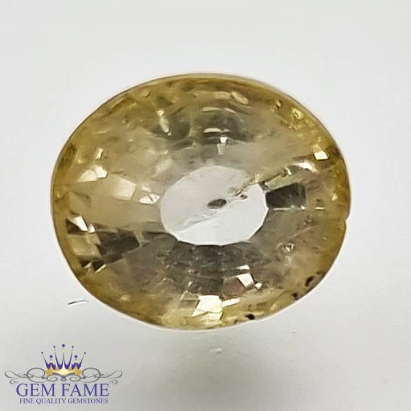 Yellow Sapphire 2.72ct (Pukhraj) Stone Ceylon