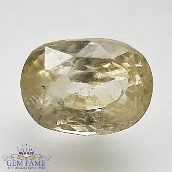 Yellow Sapphire 3.21ct (Pukhraj) Stone Ceylon