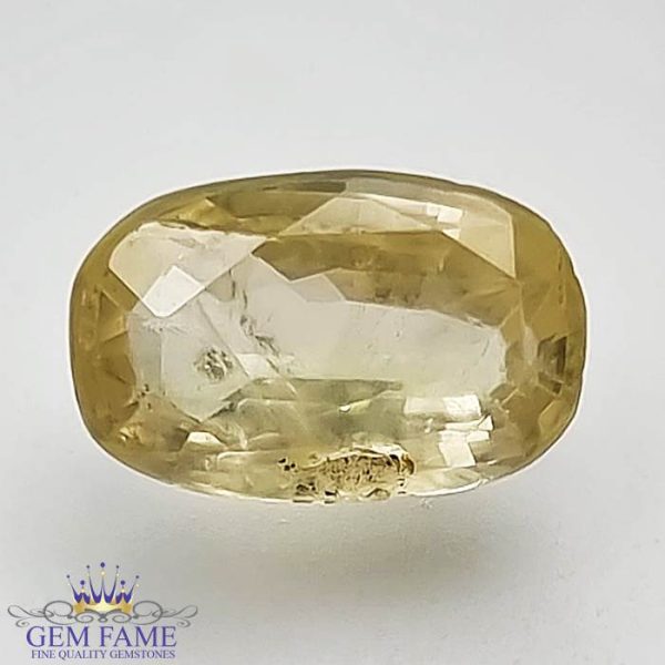 Yellow Sapphire 2.83ct (Pukhraj) Stone Ceylon