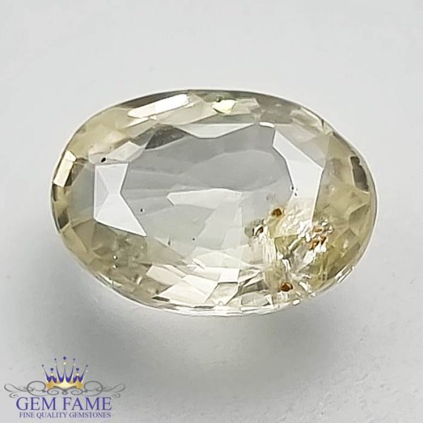 Yellow Sapphire 2.89ct (Pukhraj) Stone Ceylon