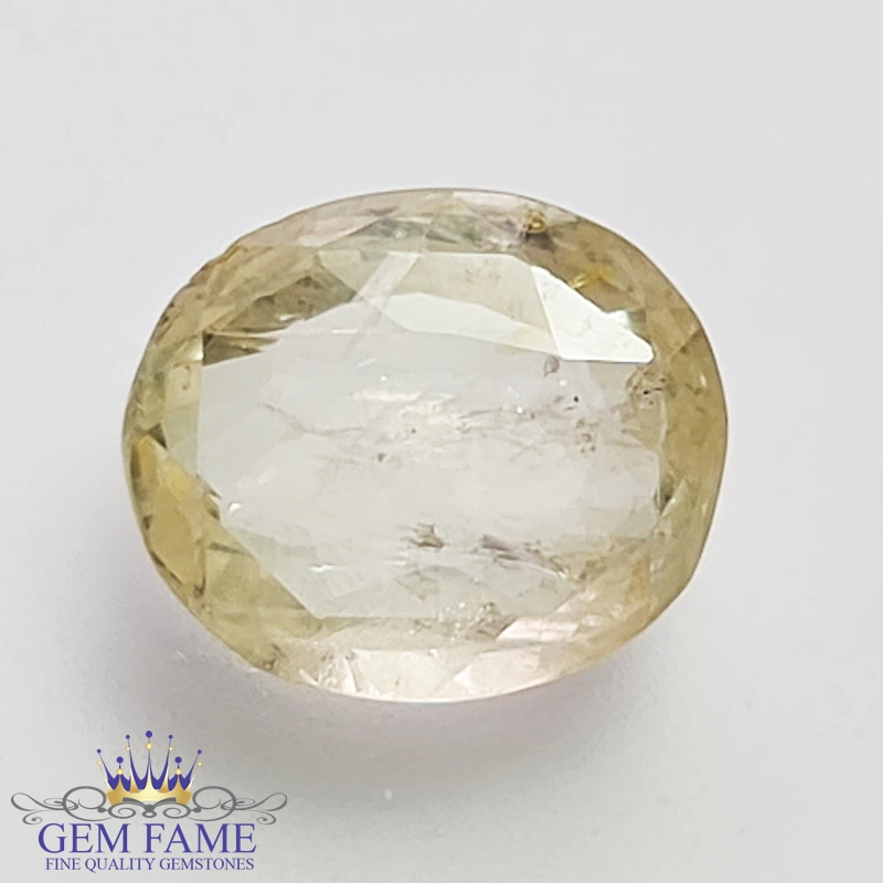 Yellow Sapphire 3.95ct (Pukhraj) Stone Ceylon