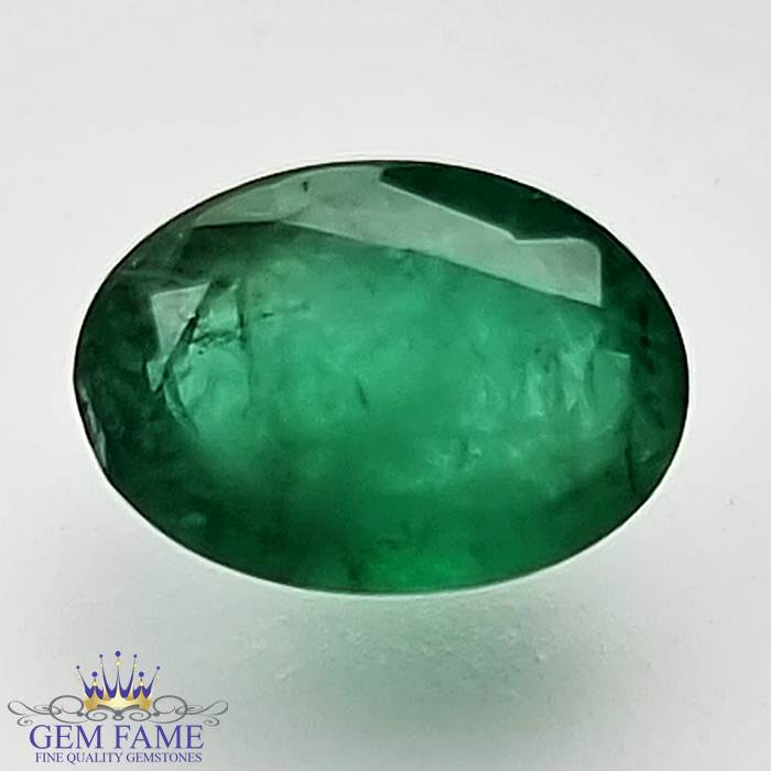 Emerald 0.98ct (Panna) Gemstone Zambian