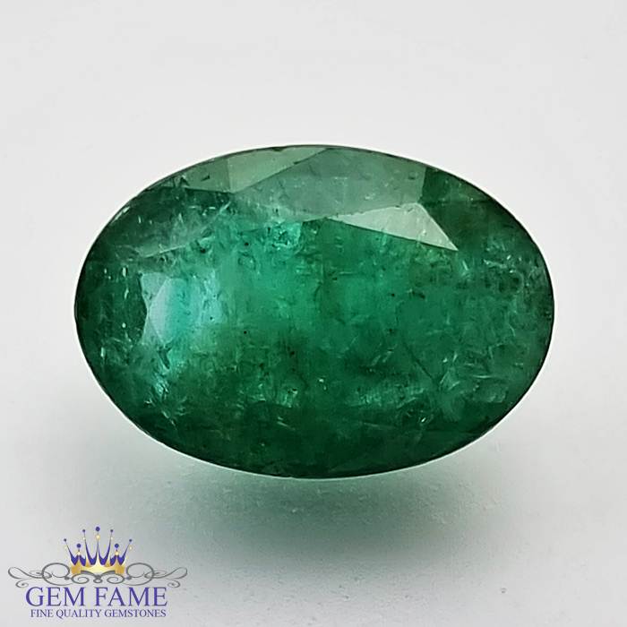 Emerald 3.74ct (Panna) Gemstone Zambian