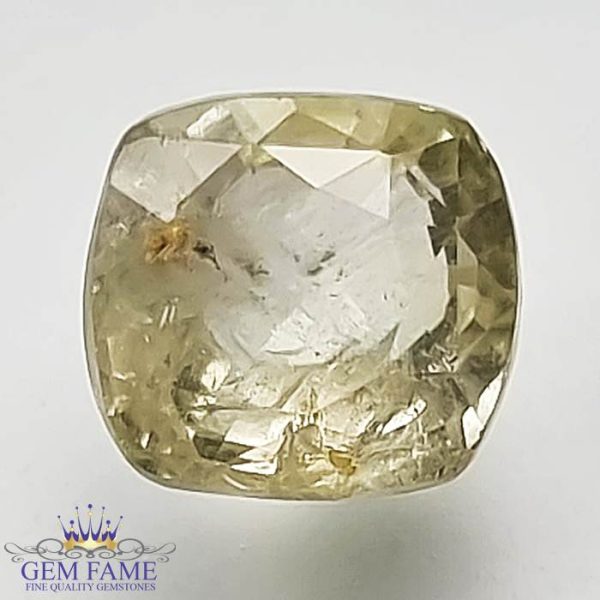 Yellow Sapphire 3.26ct (Pukhraj) Stone Ceylon