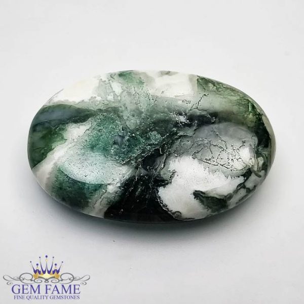 Moss Agate Gemstone 44.85ct India