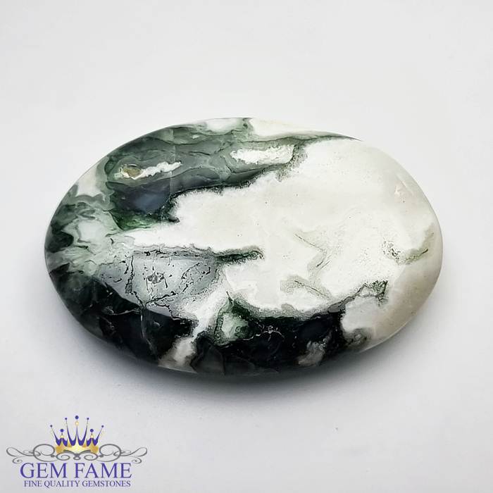 Moss Agate Gemstone 44.62ct India