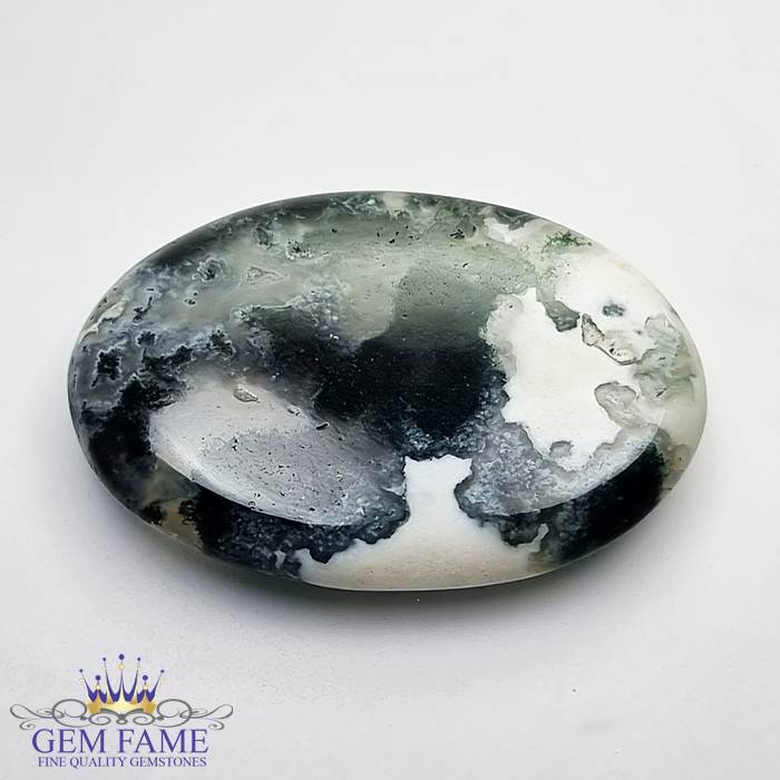 Moss Agate Gemstone 56.30ct India