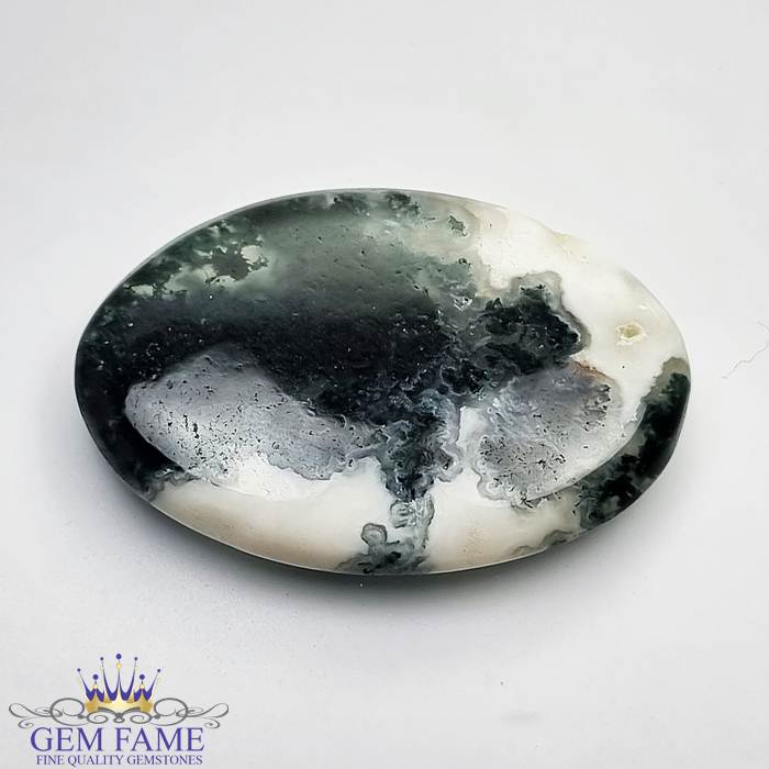 Moss Agate Gemstone 54.19ct India