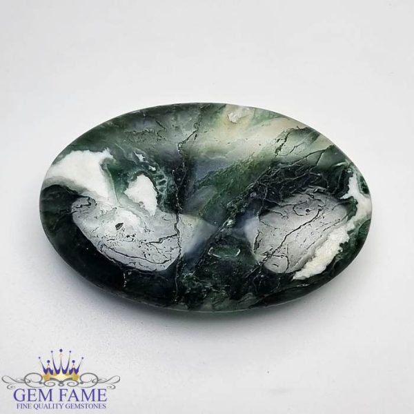 Moss Agate Gemstone 42.80ct India