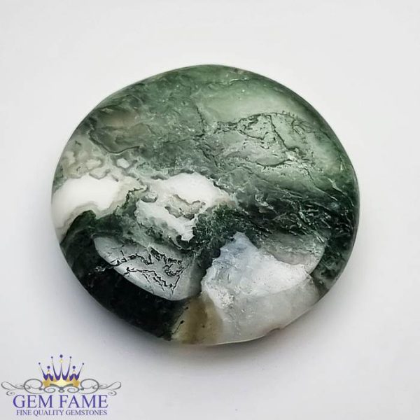 Moss Agate Gemstone 21.61ct India