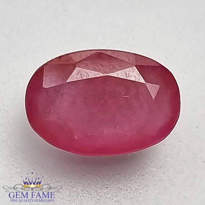 Ruby 1.70ct Natural Gemstone Africa