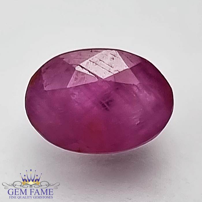 Ruby 1.72ct Natural Gemstone Africa