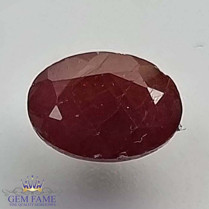 Ruby 1.36ct (Manik) Gemstone India