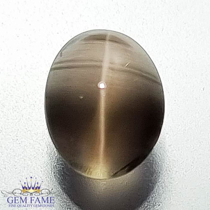 Sillimanite Cat's Eye 3.39ct Rare Natural Gemstone