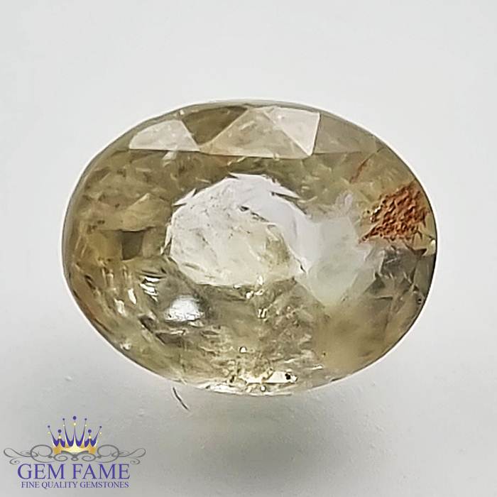 Yellow Sapphire 3.66ct (Pukhraj) Stone Ceylon