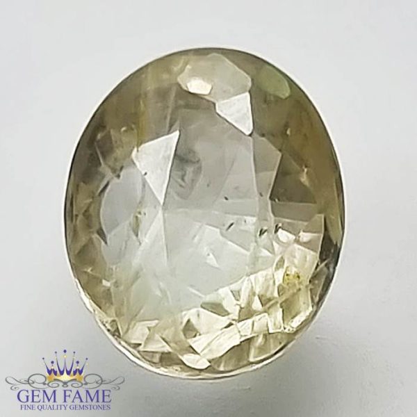 Yellow Sapphire 3.38ct (Pukhraj) Stone Ceylon