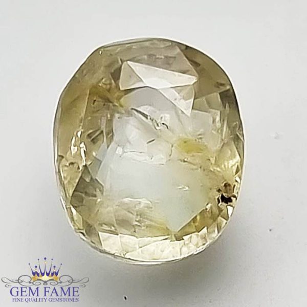 Yellow Sapphire 3.42ct (Pukhraj) Stone Ceylon