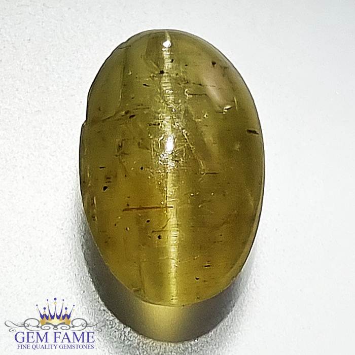 Apatite Cat's Eye Gemstone 9.15ct India