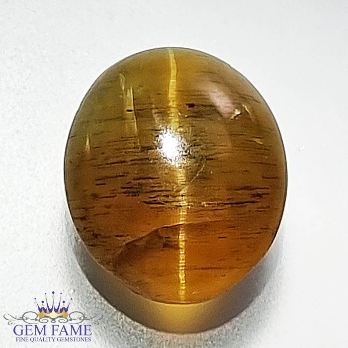 Apatite Cat's Eye Gemstone 6.99ct India