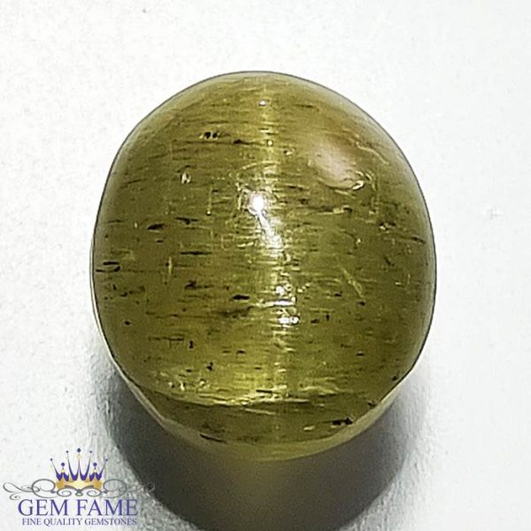 Apatite Cat's Eye Gemstone 6.81ct India