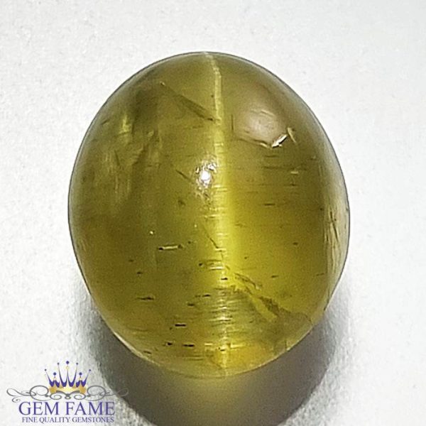 Apatite Cat's Eye Gemstone 6.85ct India