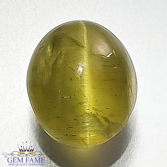 Apatite Cat's Eye Gemstone 6.85ct India