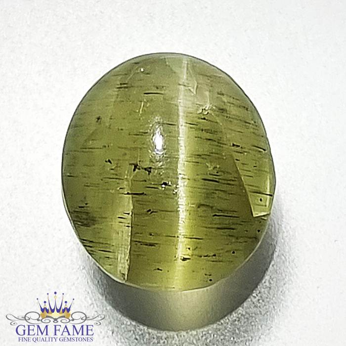 Apatite Cat's Eye Gemstone 4.15ct India