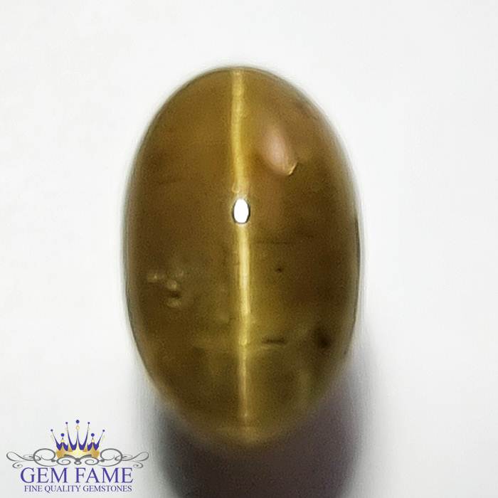 Apatite Cat's Eye Gemstone 4.73ct India