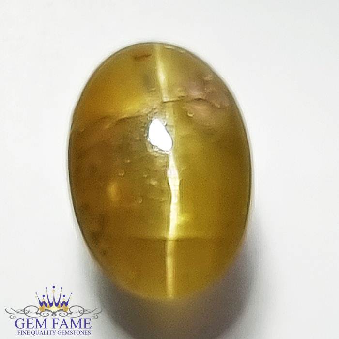 Apatite Cat's Eye Gemstone 4.08ct India