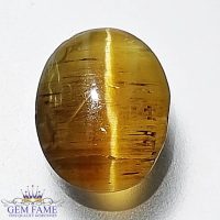 Apatite Cat's Eye Gemstone 3.28ct India