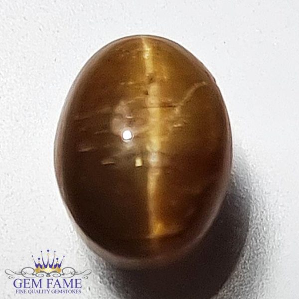 Apatite Cat's Eye Gemstone 3.63ct India